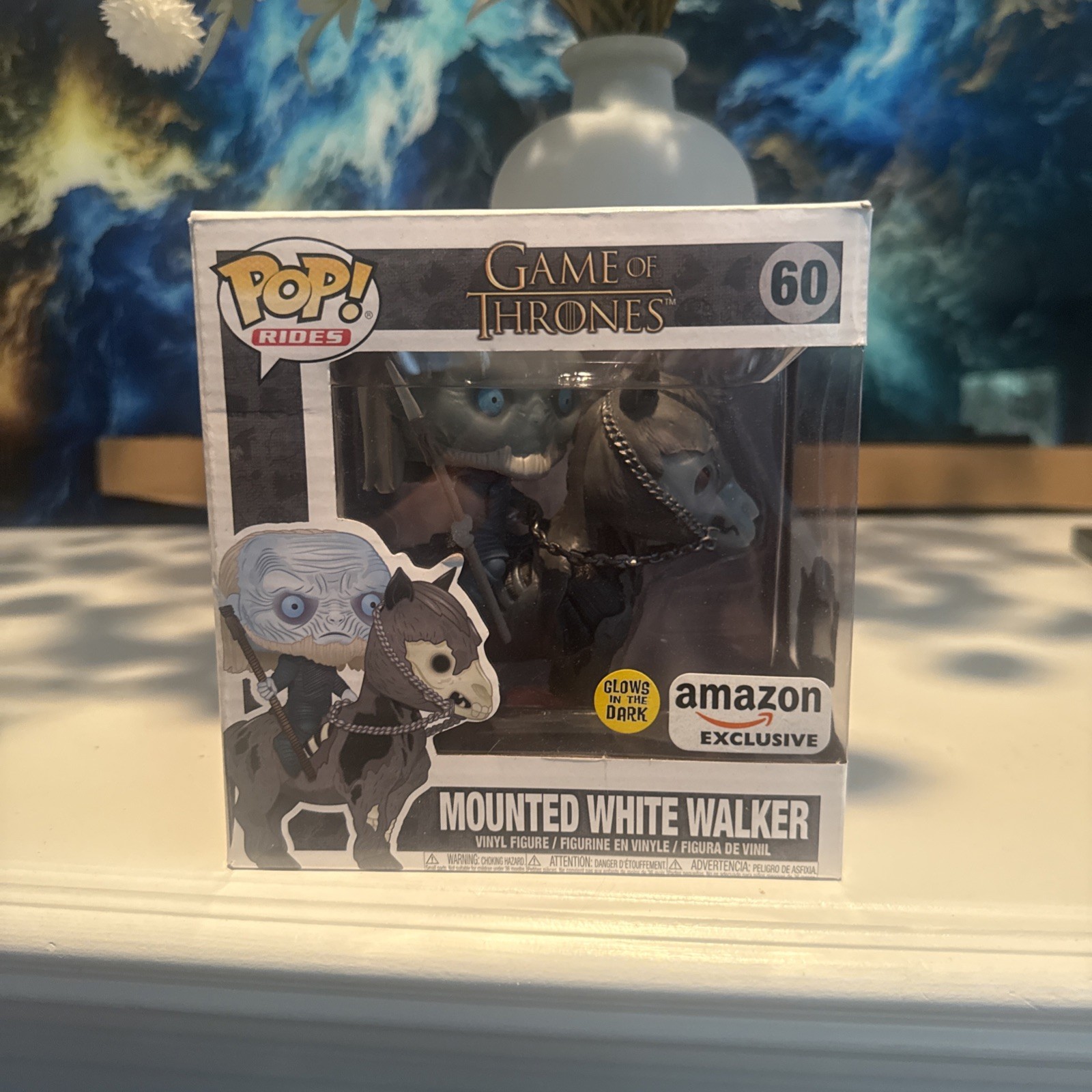 Funko Pop! Game of Thrones #60Mounted White Walker (Glow in the Dark) EXCLUSIVE
