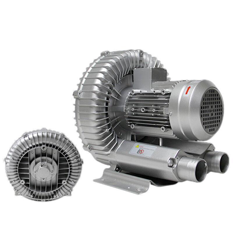 750W 0.75kw Industrial High Pressure Vortex Vacuum Pump 380V 3PH Dry Air Blower