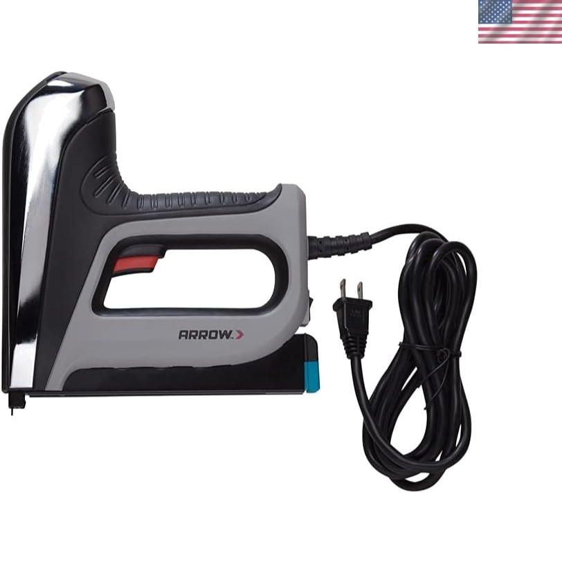 Precision Electric Staple Gun with Spiral-Drive Tech & Low Light Indicator