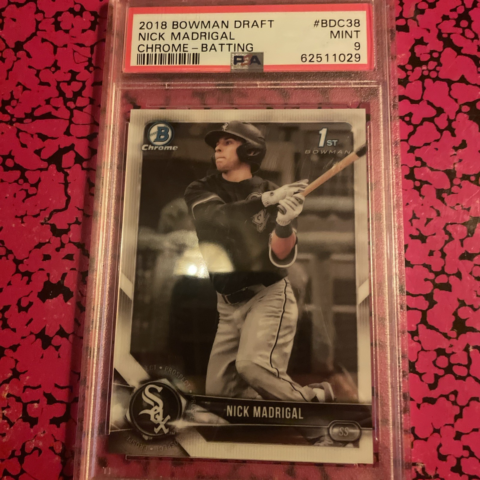 2018 Bowman Draft Chrome Nick Madrigal #BDC38 PSA 9