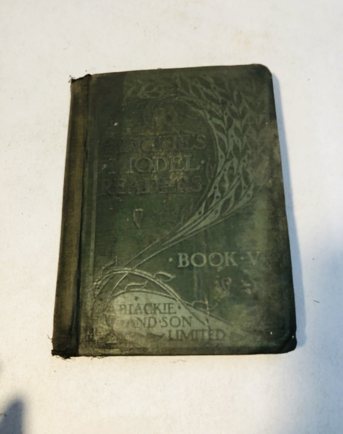 Blackies Model Readers Book 5 Antique Victorian School Reader Glasgow