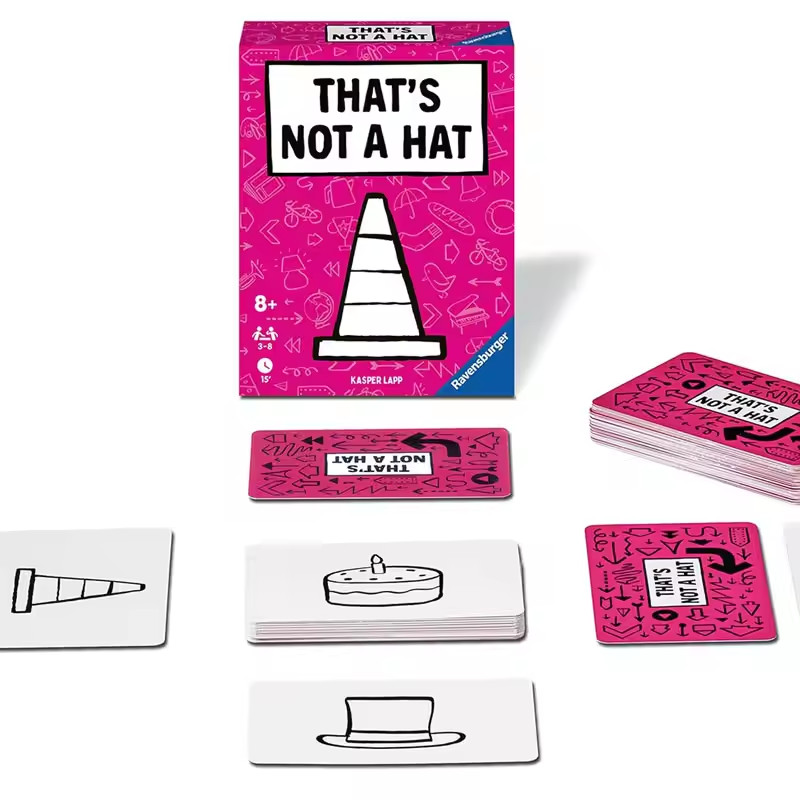 That'S Not a Hat - Fun Bluffing & Memory Party Game for All Ages Components