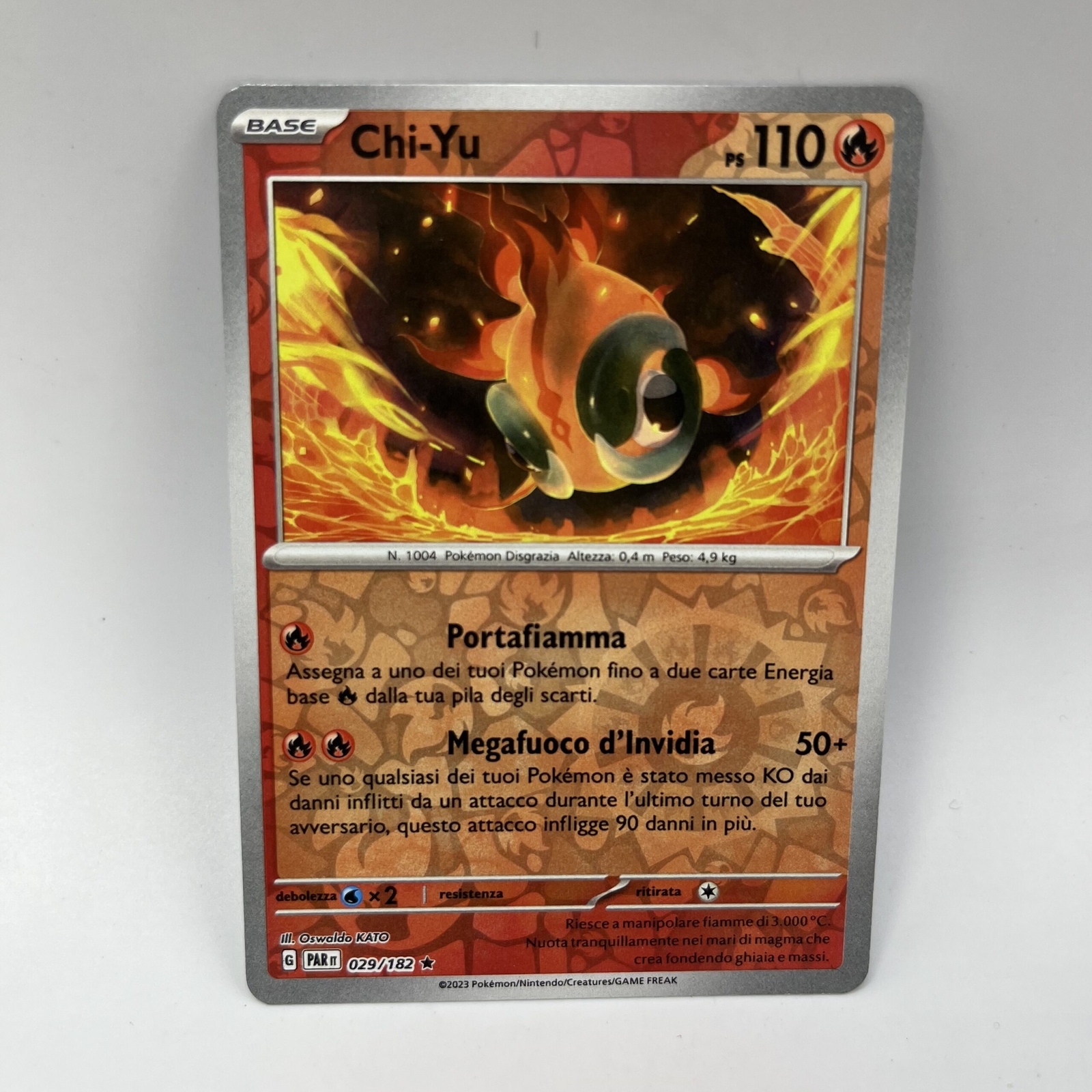 Pokemon Card CHI-YU Rare Reverse (IT) | 029-182 Temporal Paradox