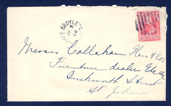 NEWFOUNDLAND CAPE BROYLE/JY 3/08 SPLIT CIRCLE TO ST JOHN'S