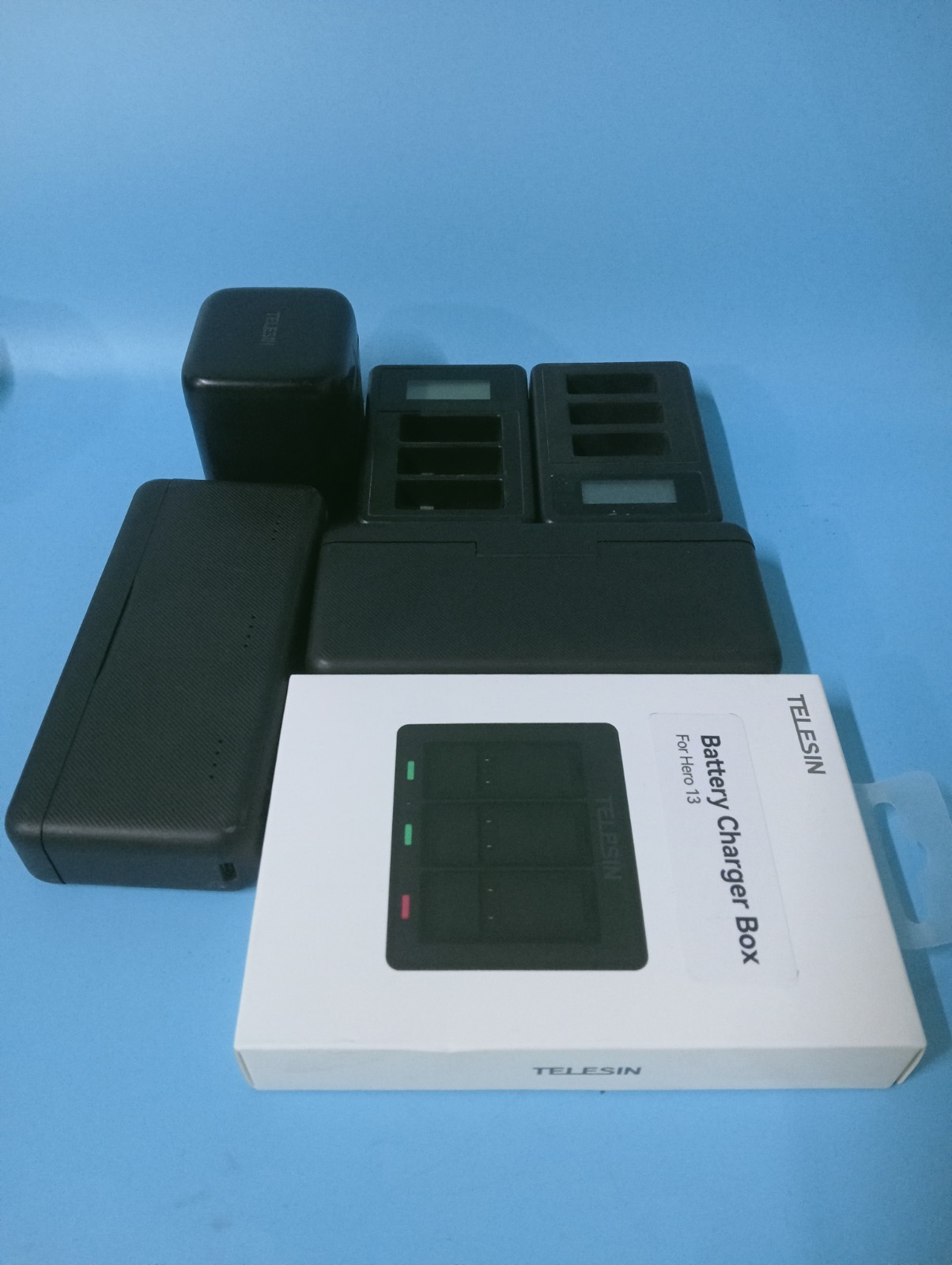 lot of 6 GoPro Dual Battery Chargers For HERO 13,9,8,7,6,5Cameras