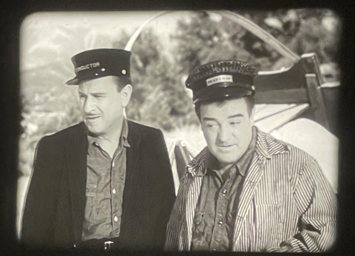 16mm Film Short: Abbot & Costello, Hollywood or Bust, Short of 1955 Feature, B&W