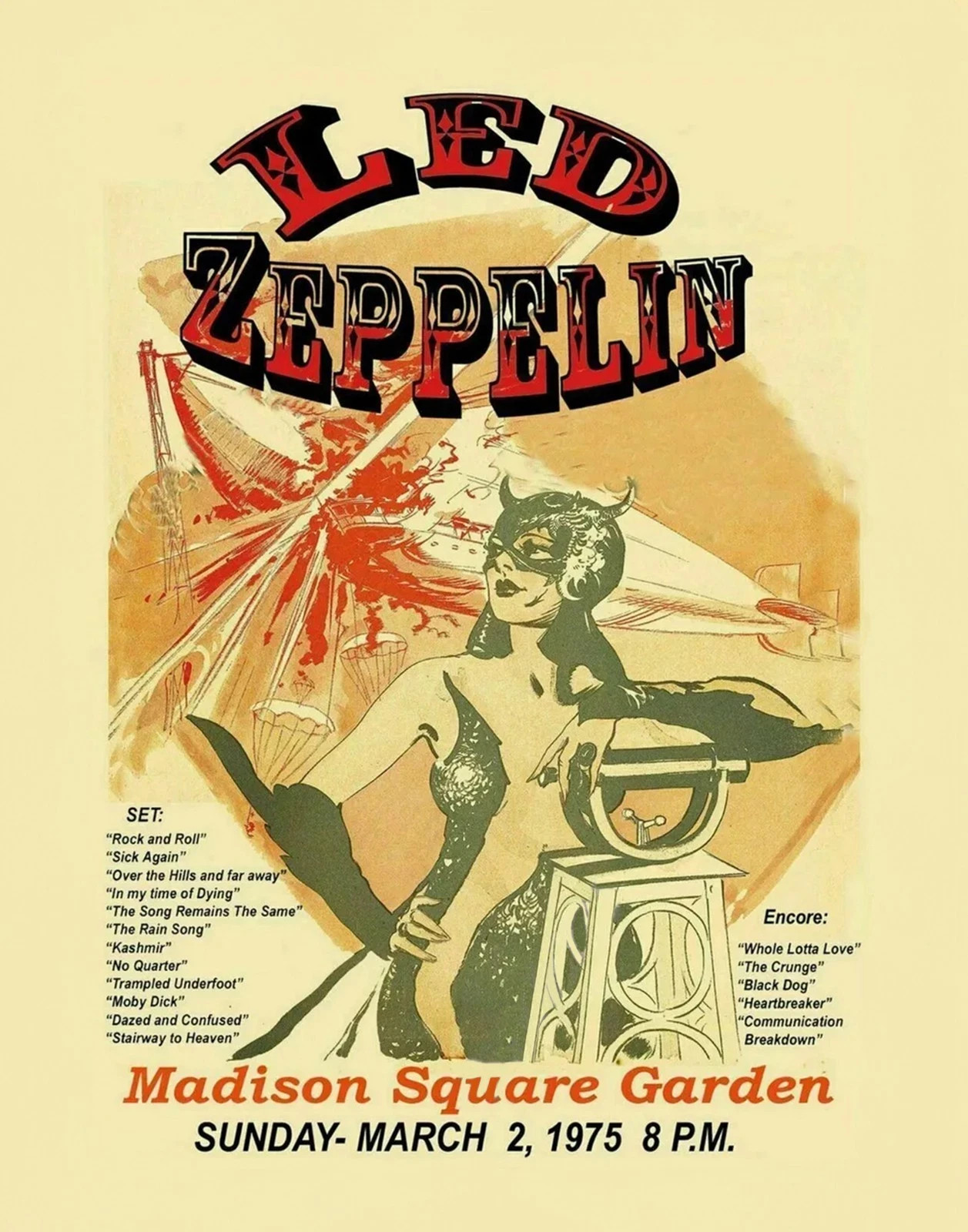 LED ZEPPELIN  POSTER  11 X 17 IN.