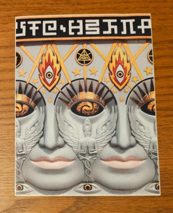 Alex Grey Godhead Sticker 4x5.5" TOOL 