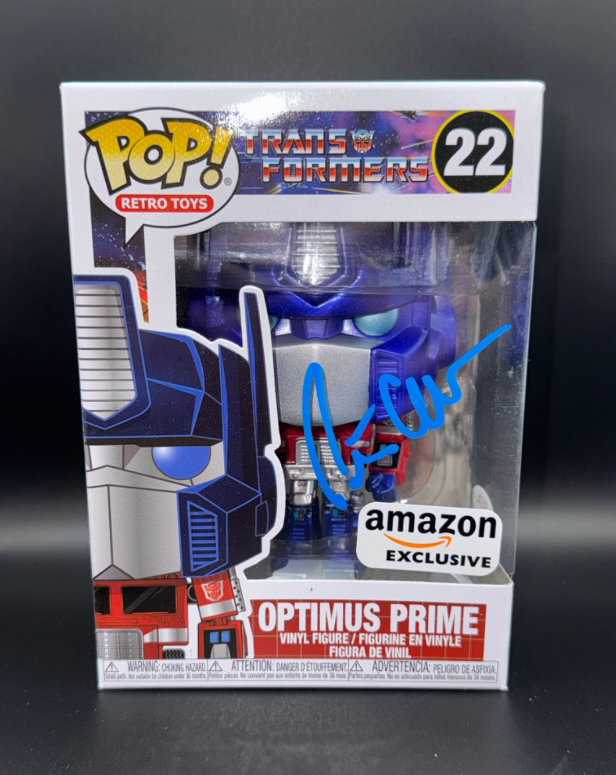 PETER CULLEN signed autographed OPTIMUS PRIME FUNKO POP FIGURE #22 w/ COA PSA