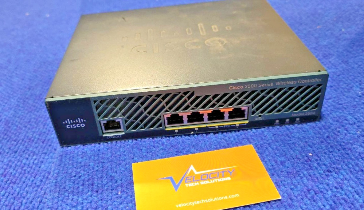 Cisco AIR-CT2504-K9 V03 WLAN 2500 Series Wireless LAN Controller no cables