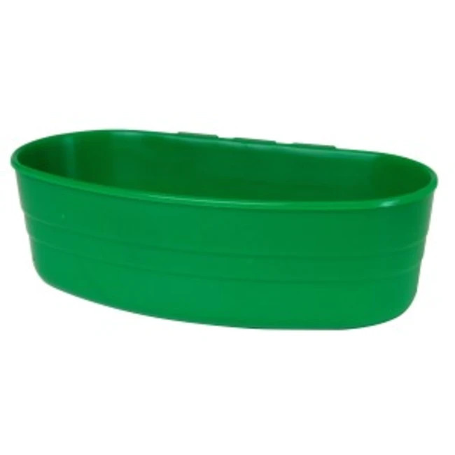 Miller Manufacturing Pet Lodge Plastic Cage Cup 1 Pt Green