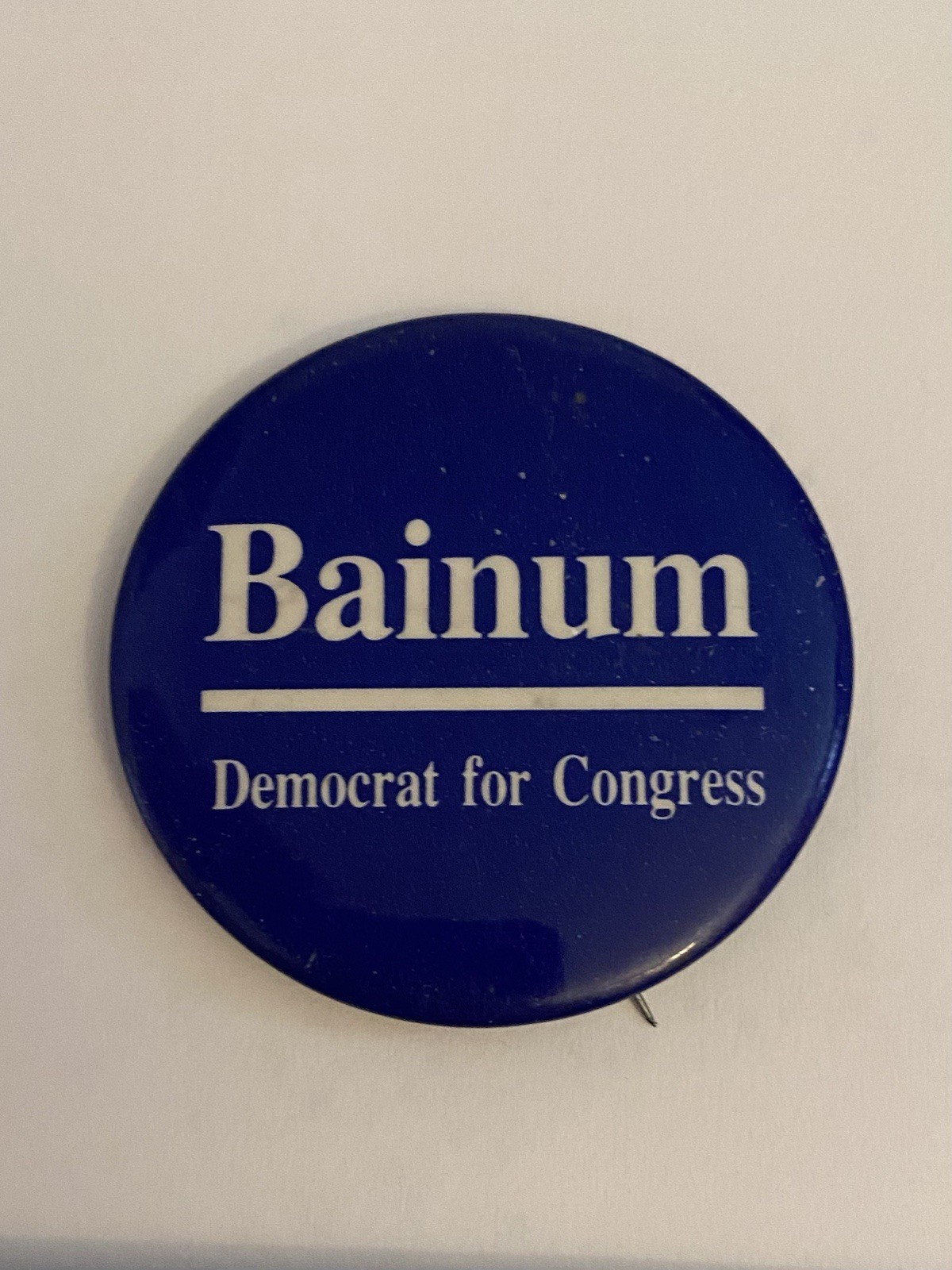 Bainum Democrat For Congress Pin Back Button P183