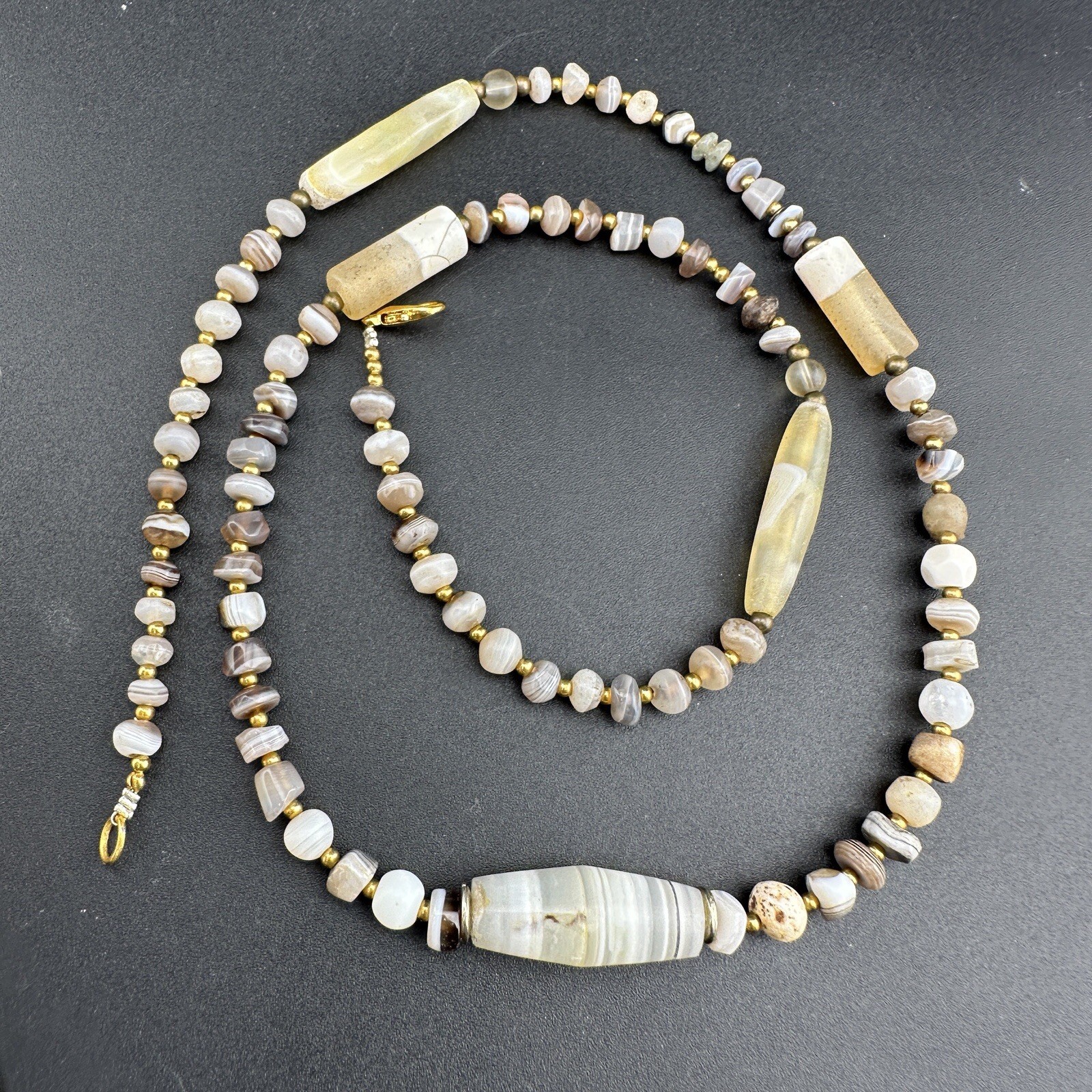 Ancient Soleimani Beautiful Agate Beads Necklace