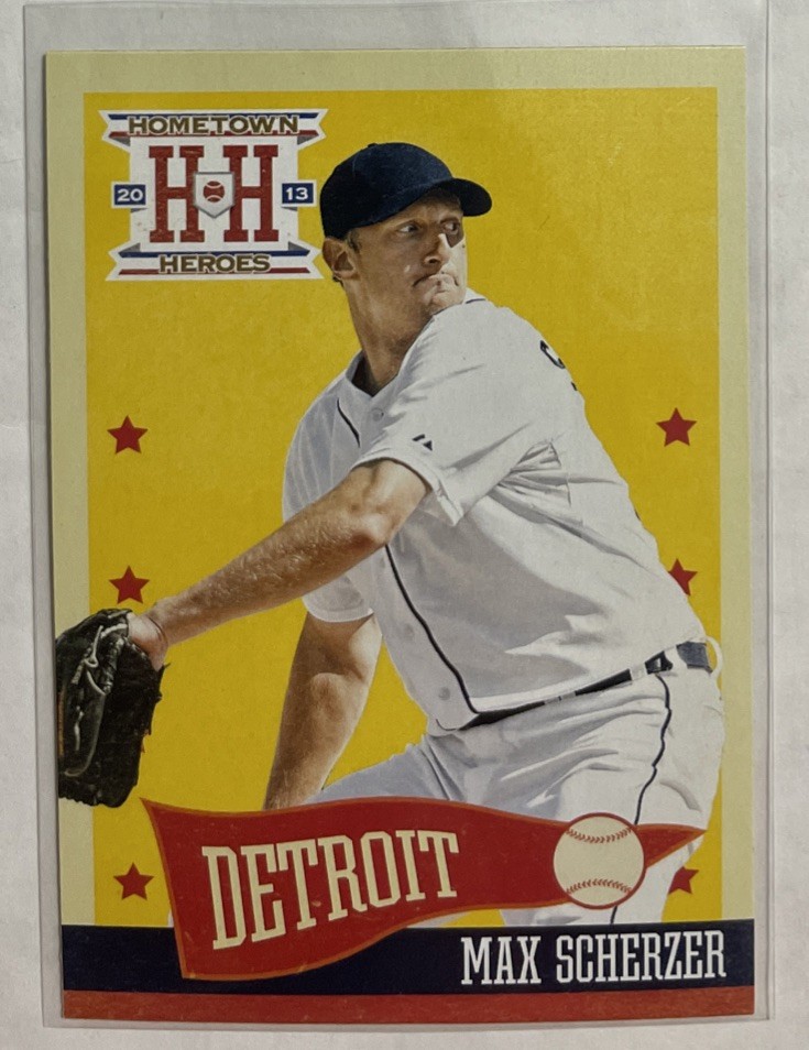 2013 Hometown Heroes Baseball Max Scherzer Card #102 Complete Your Set! ⚾️