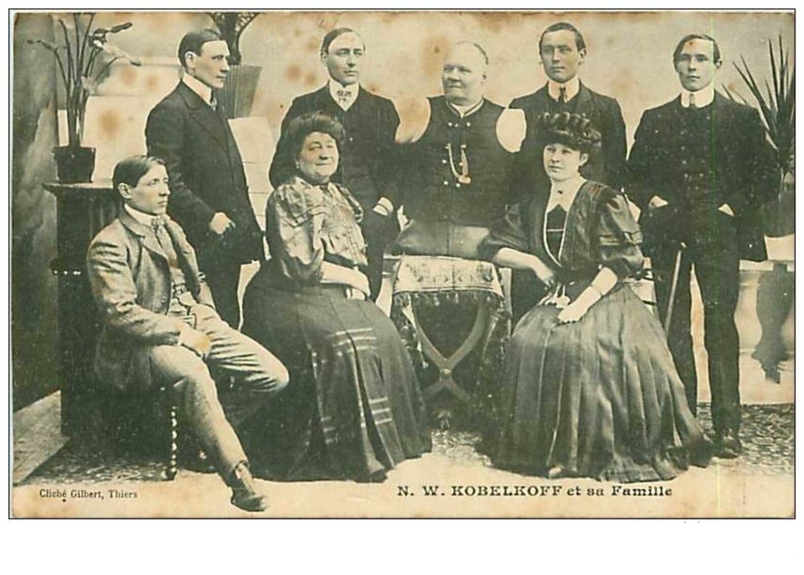 Circus No. 48 N W Kobelkoff And His Family Stains