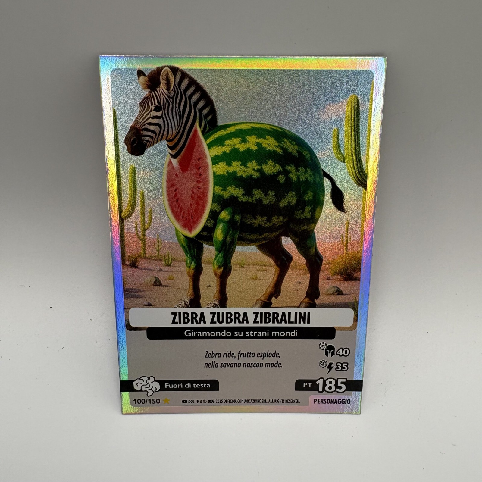 Skifidol Italian Brainrot Zibra Zubra Zibralini 100