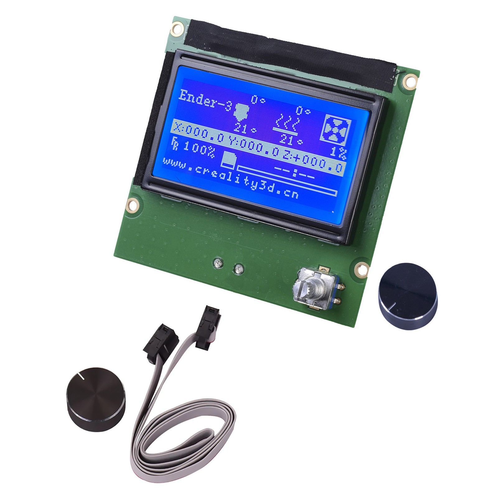 3D Printer Replacement Part LCD Display Screen W/ Cable For Creality Ender 3 Pro