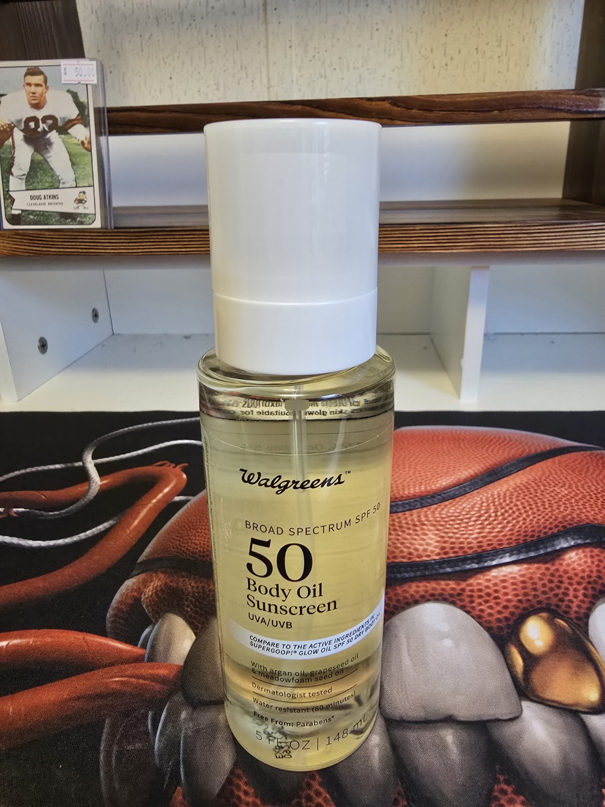 Walgreens Broad Spectrum SPF 50 Body Oil Sunscreen with Argan & Grapeseed Oil