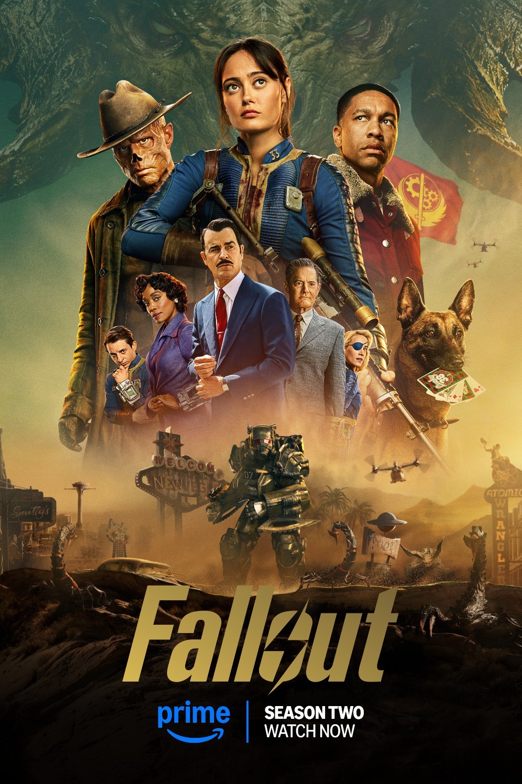 Fallout poster (i)  -  11 x 17 inches - Walton Goggins, Ella Purnell