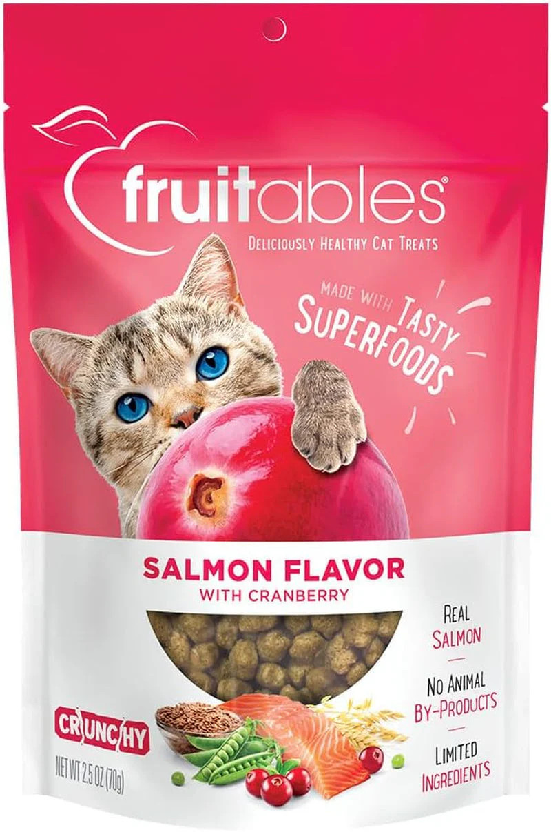 Cat Crunchy Treats made with salmon