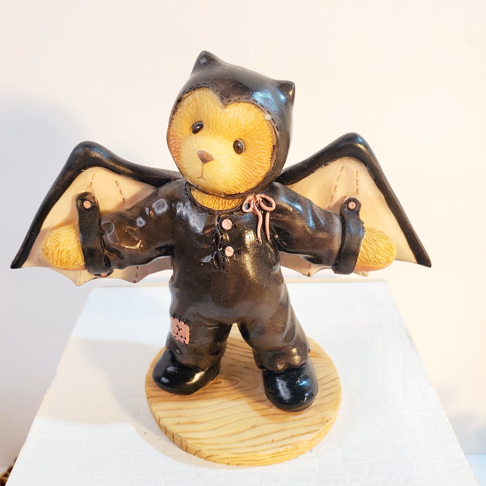 Vintage Cherished Teddies BARRY 1997 I'm Batty Over You Figurine Halloween
