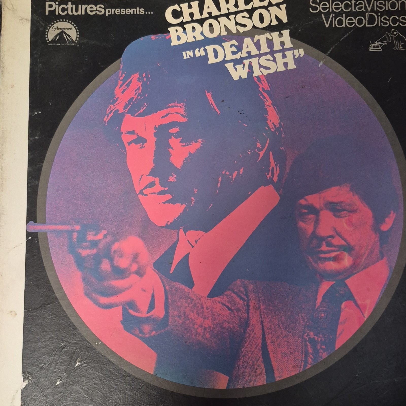Paramount Pictures Death Wish CED VideoDisc Charles Bronson Crime Drama