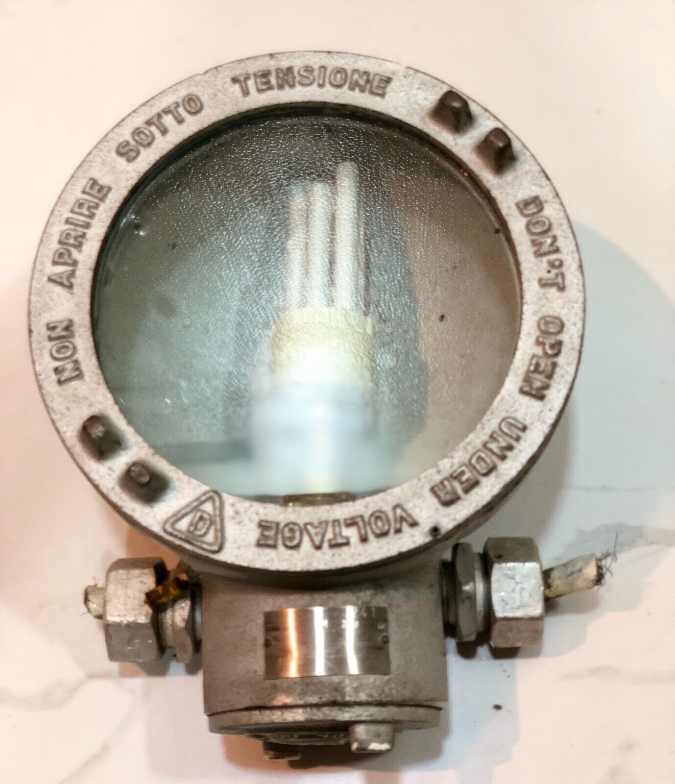 Original Reclaimed Ship Vintage Marine Bulkhead Ceiling Wall Mount Light Decor