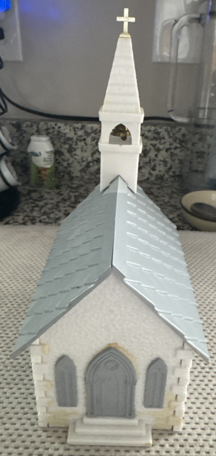 Vintage Plasticville HO Gauge Church with Bell