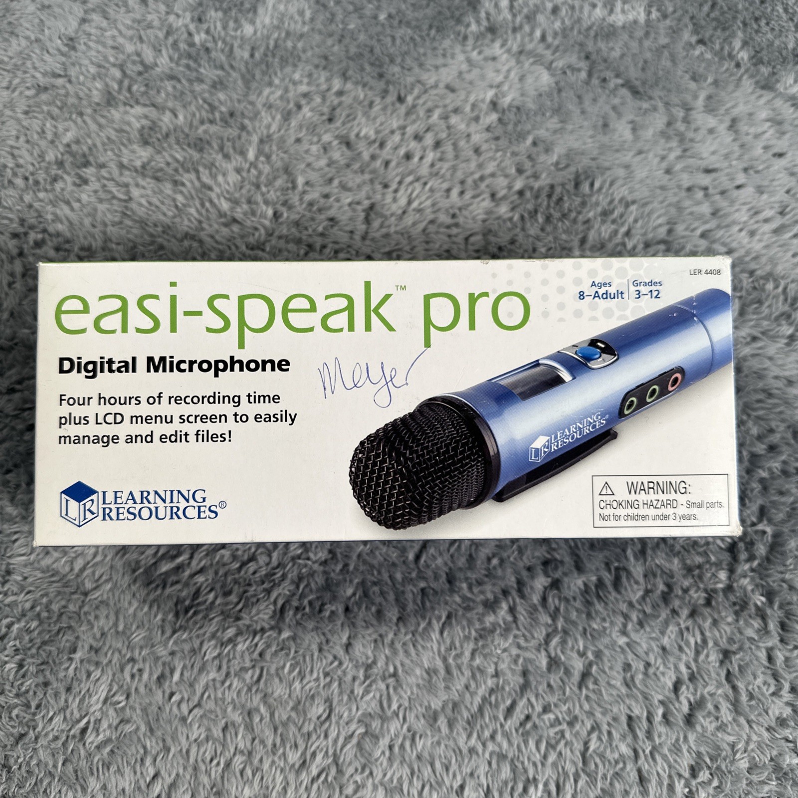 Easi Speak Pro Digital Microphone By Learning Resources NEW Teaching Aid Records