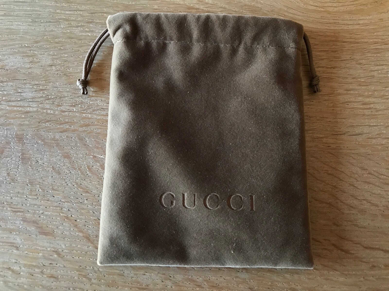 Gucci Pouch - Brown Leatherette - Collectors Accessories