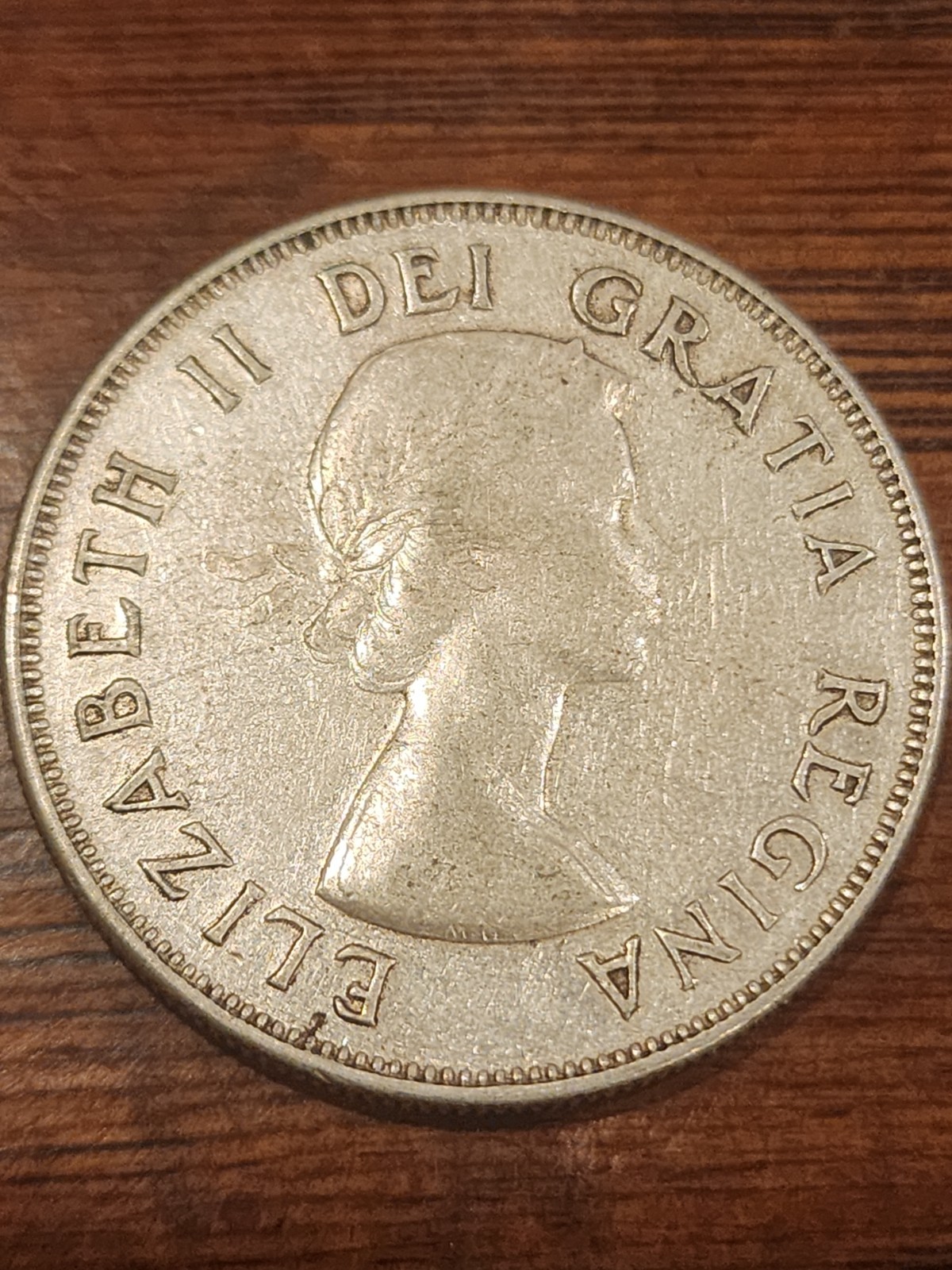 1953 Canada 50 Cents Small Date NSS Silver Coin