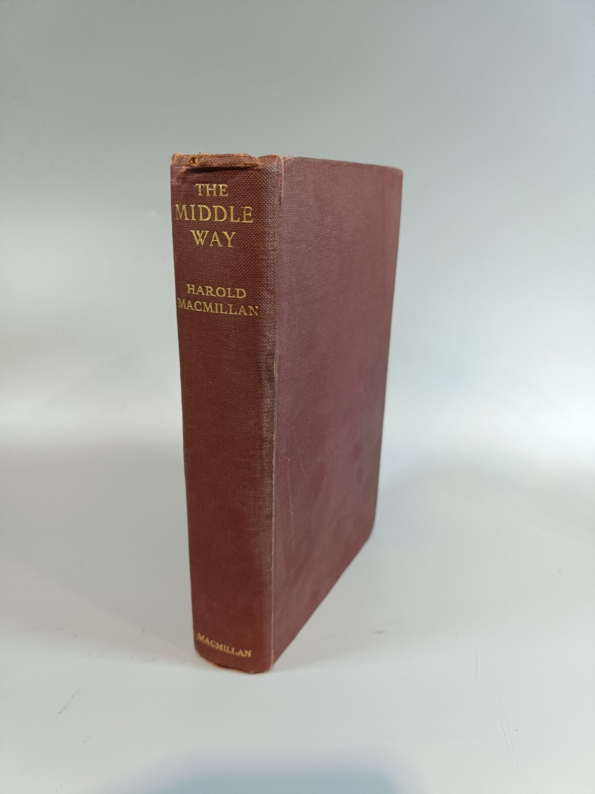The Middle Way By Harold Macmillan 1938 First Edition Book By Harold Macmillan 