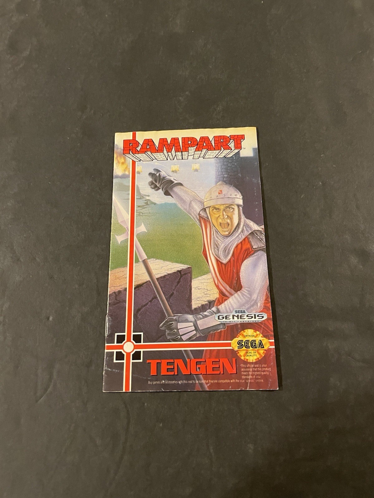 rampart sega genesis Manual only