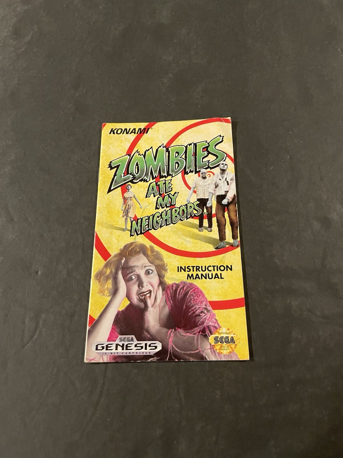 zombies ate my neighbors sega genesis Manual only