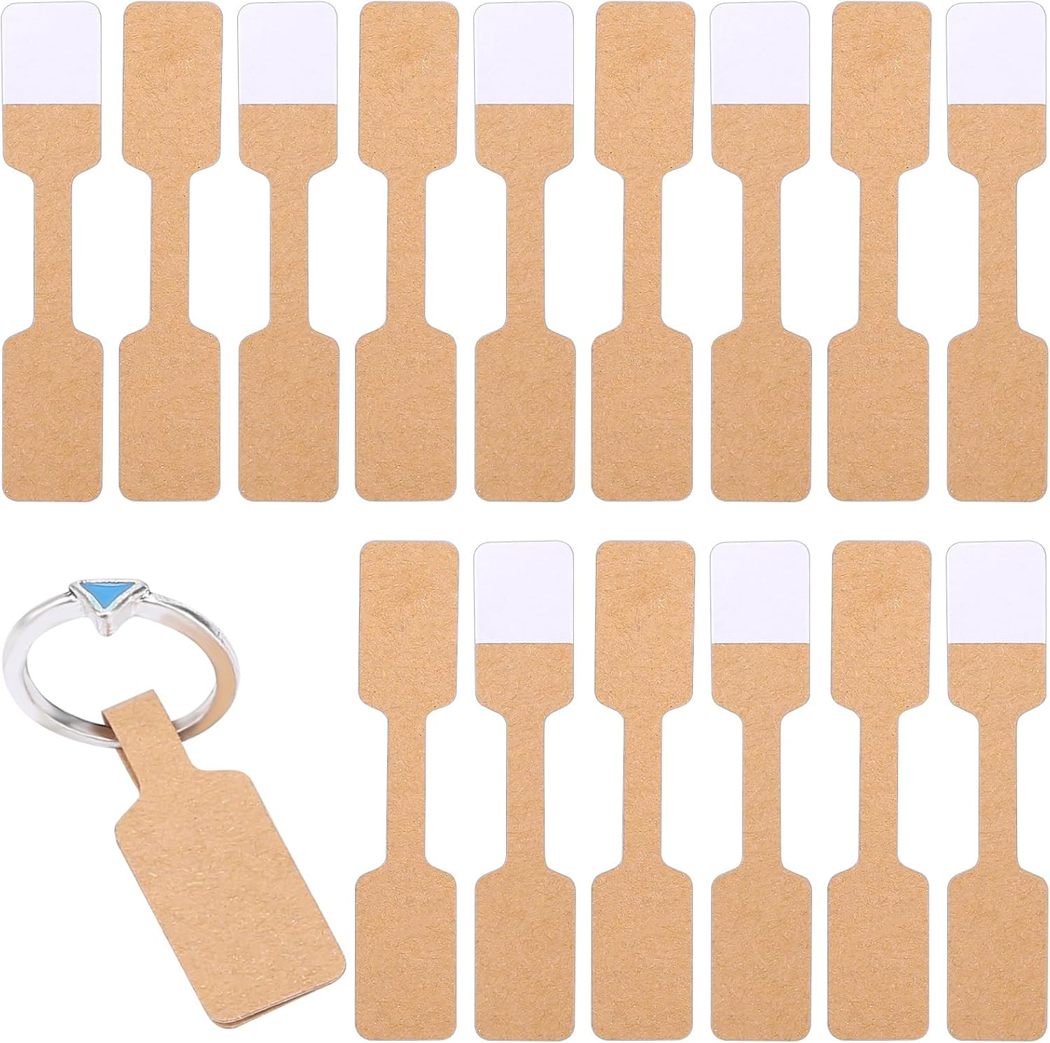 500Pcs Blank Jewelry Price Tags Stickers Easy Peel Off, Self Adhesive Price Tag 