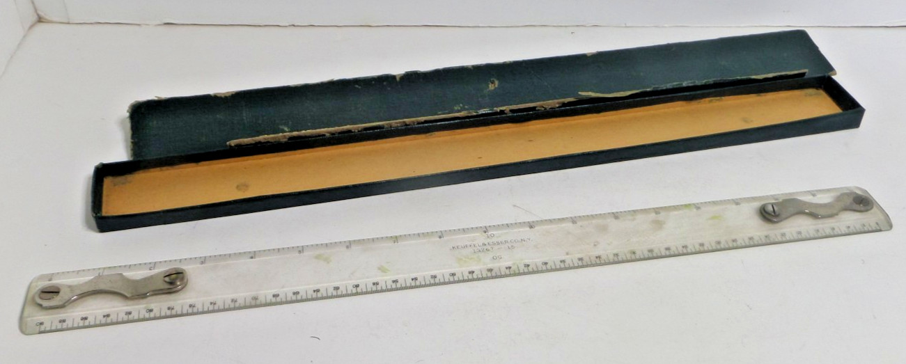 Keuffel & Esser Co NY 1376T-15 drafting tool ruler vintage