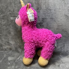 Build a Bear Workshop BABW Pink Sparkle Llamacorn With Tag Stuffed Toy 18"