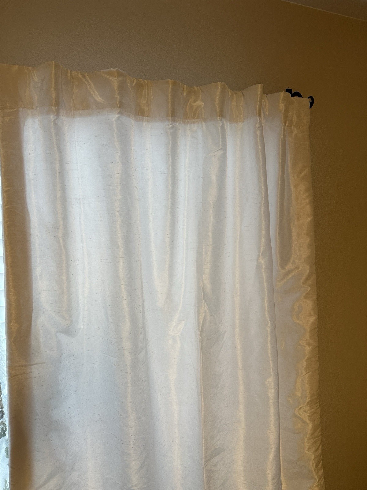 White Curtain Panel 50x106 Inch 2 Panels