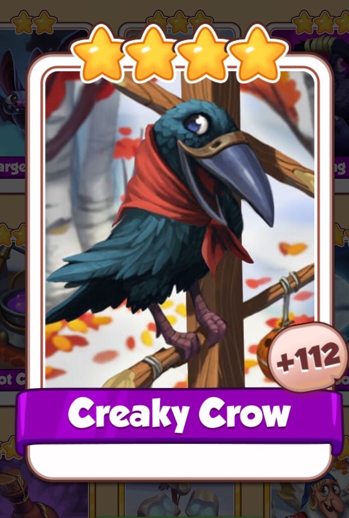 coin master Creaky Crow card