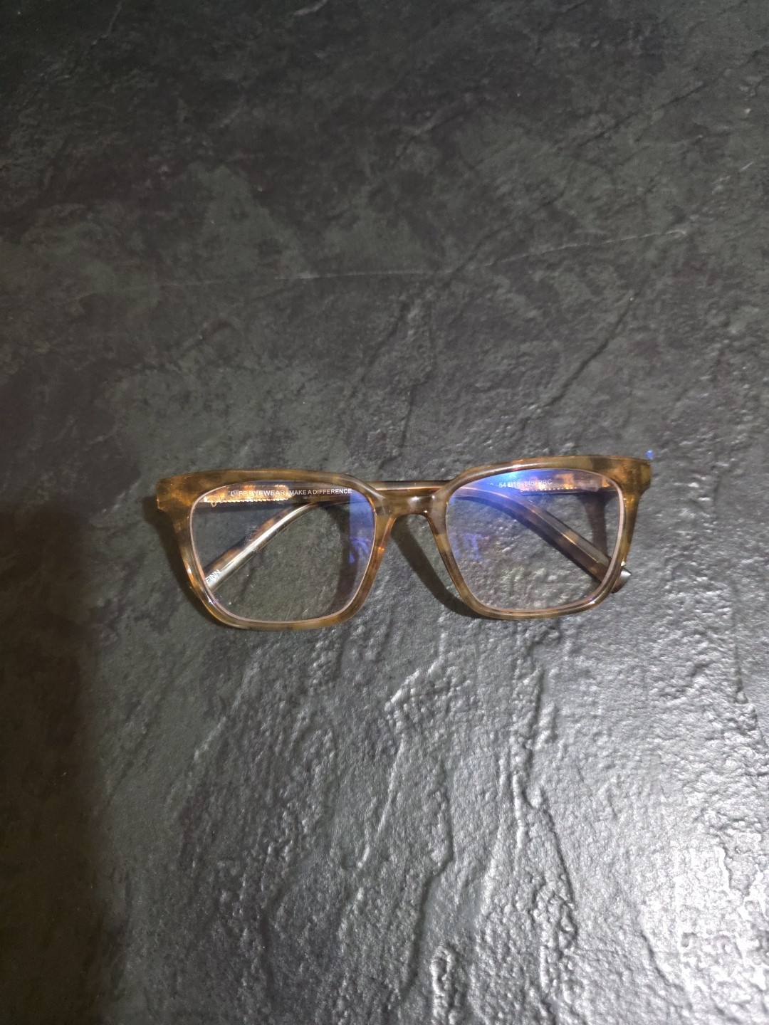 DIFF Finn Eyewear Tortoise Shell B.L Frames SE-BB129 54-18-145 FRAMES ONLY