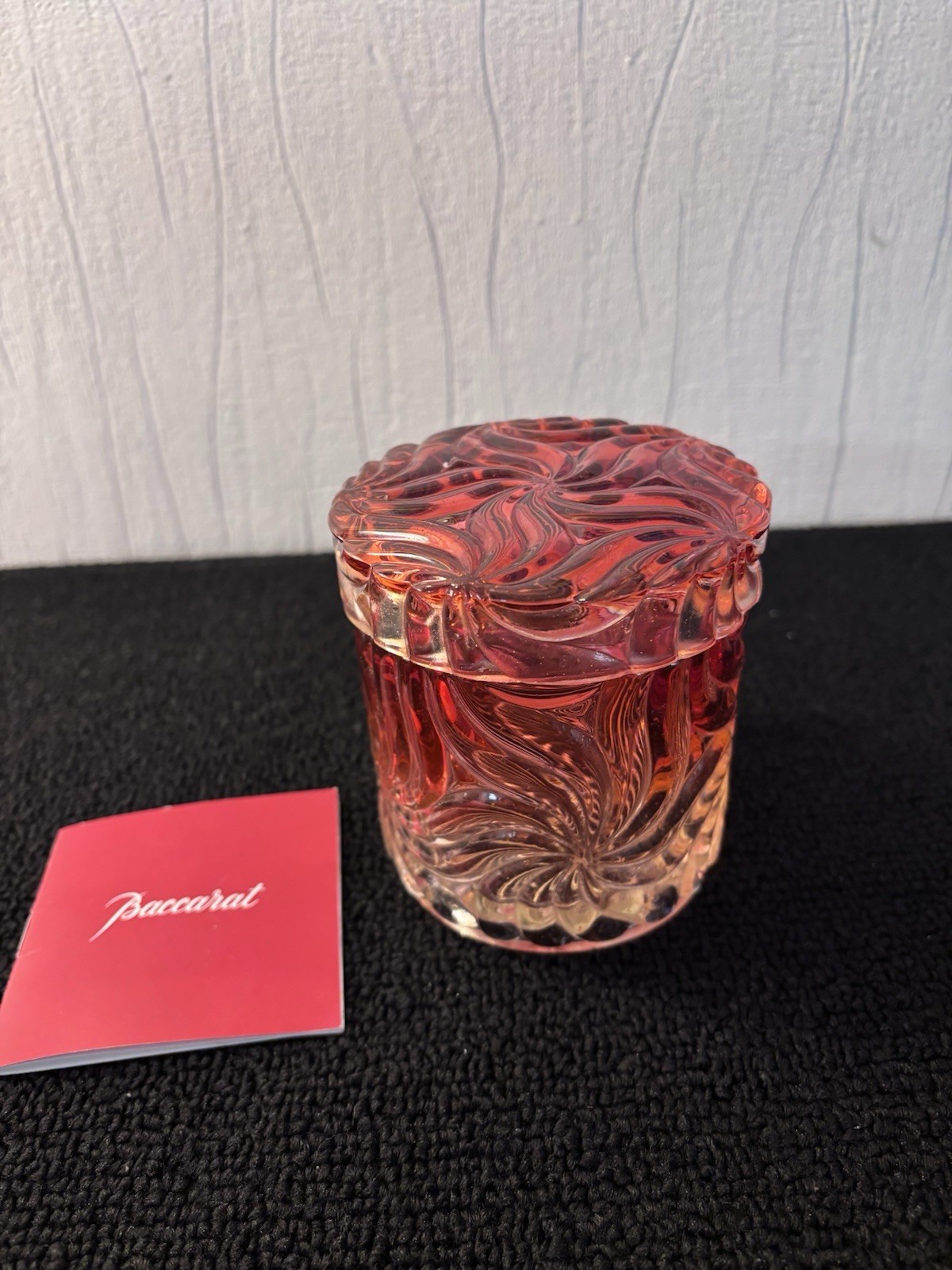 Baccarat Crystal Twisted Box