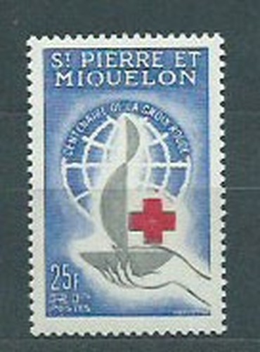 San Pierre And Miquelon - Mail Yvert 369 MNH Cruz Red