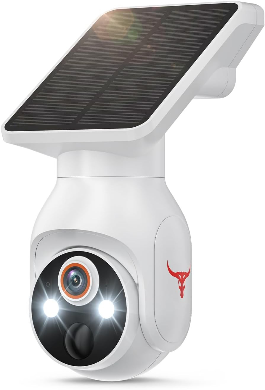 New 1080P Wireless Security Camera Solar Panel AI Fast Shipping