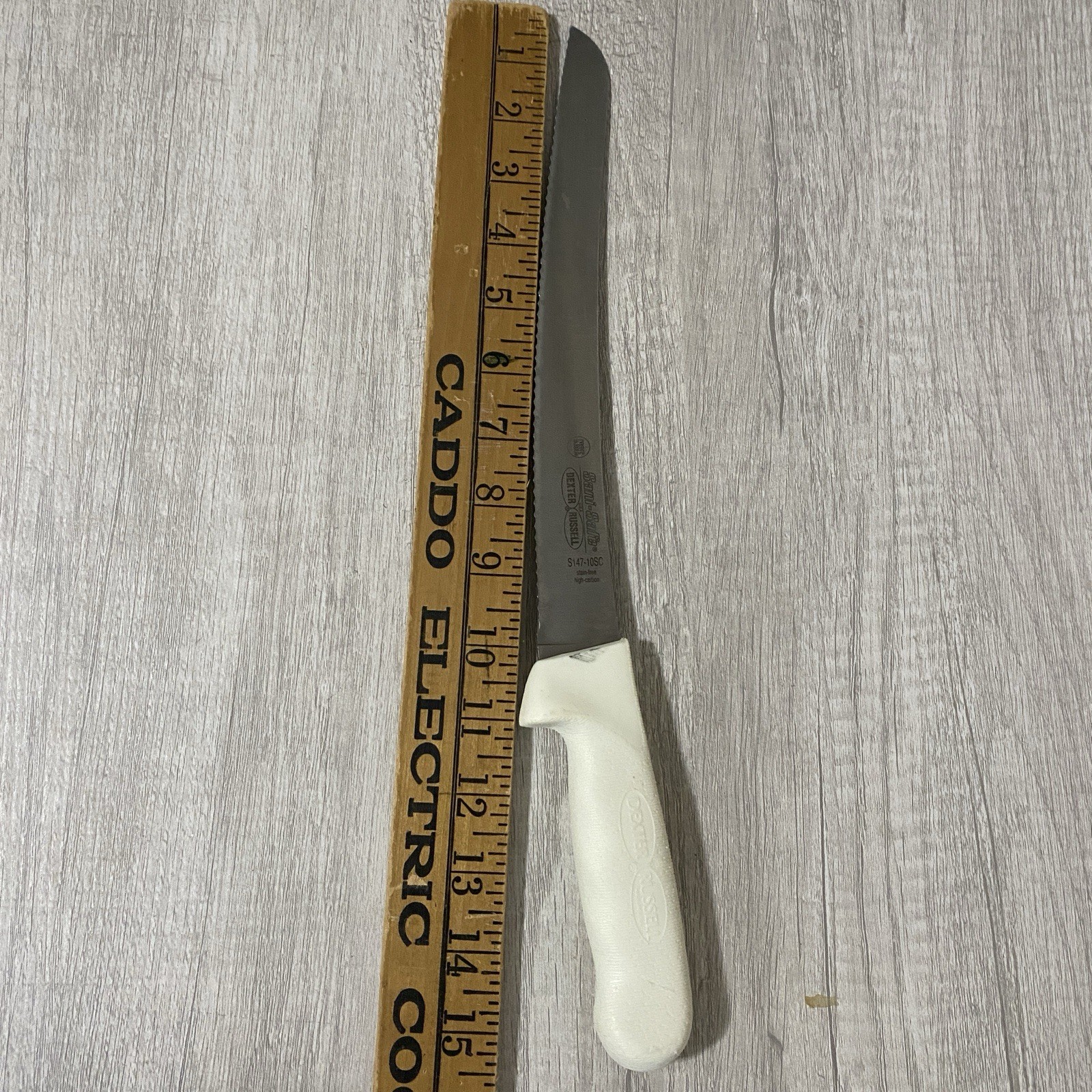 Dexter Russell S147-10SC Sani-Safe 10" Scalloped Bread Knife Commercial Catering