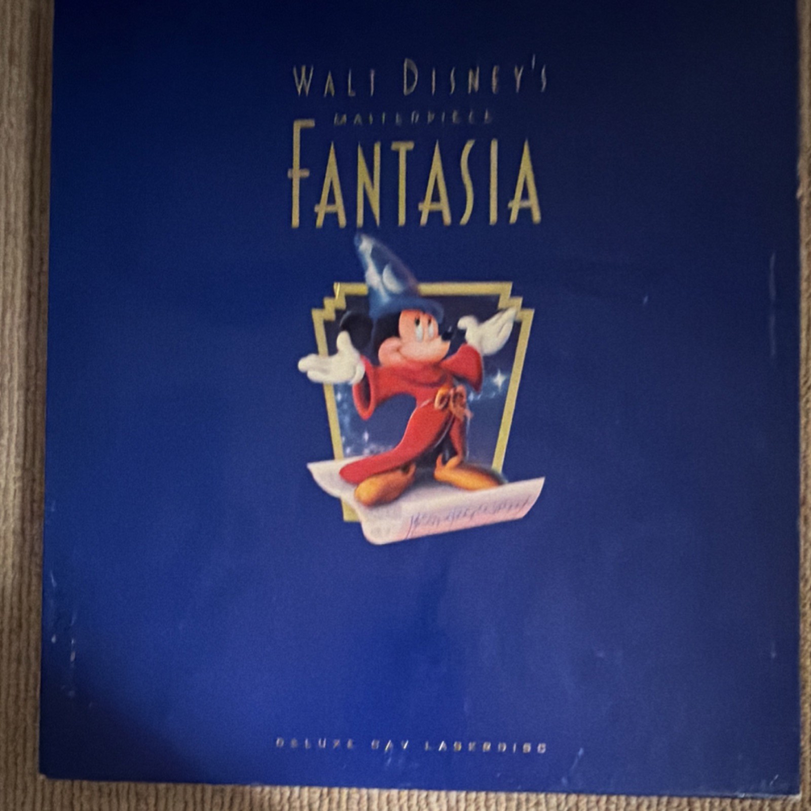 Walt Disney Fantasia Deluxe CAV LaserDisc Limited Commemorative Edition Mickey …