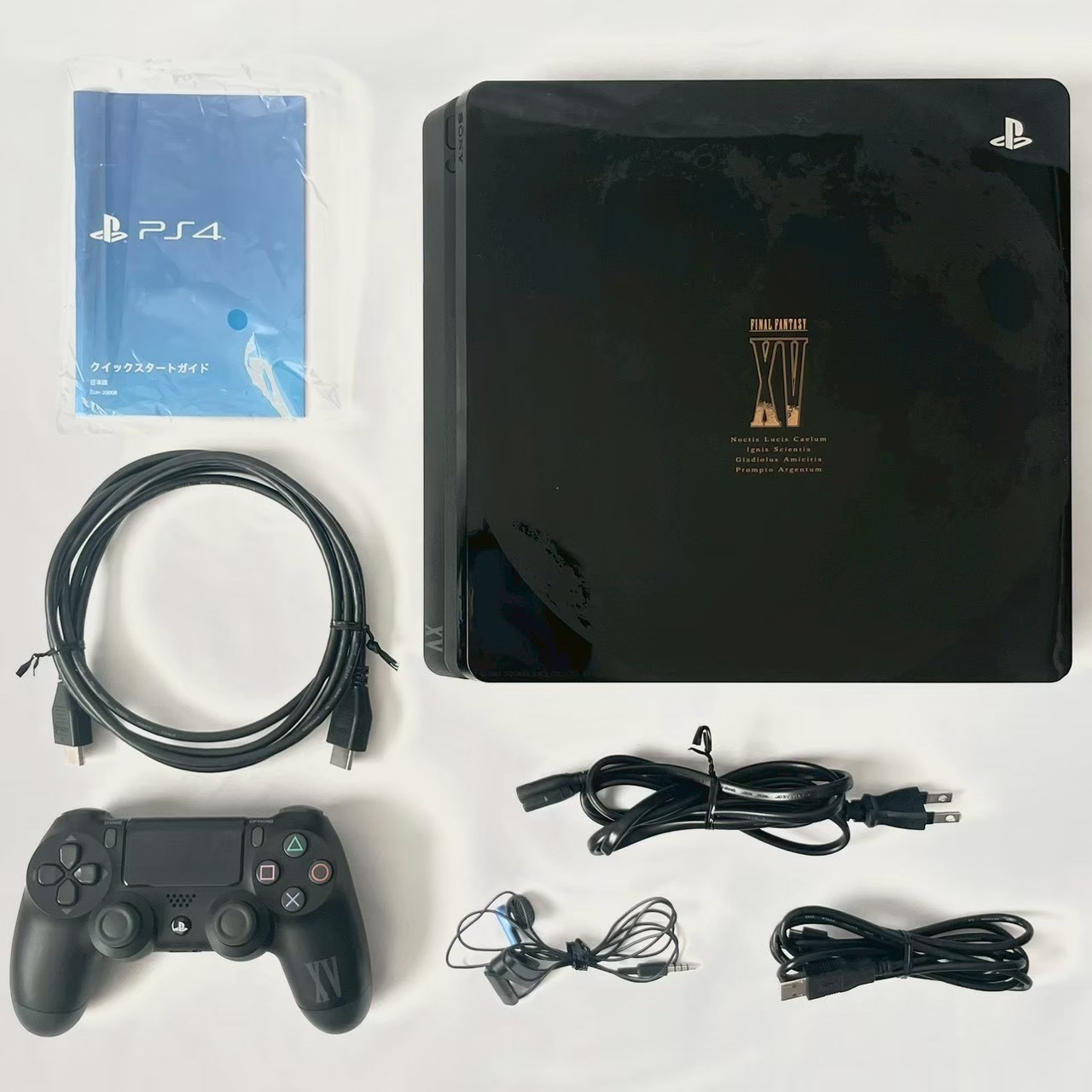 Sony PS4 Slim Final Fantasy XV Luna Edition 1TB Console CUH-2000B CIB Tested