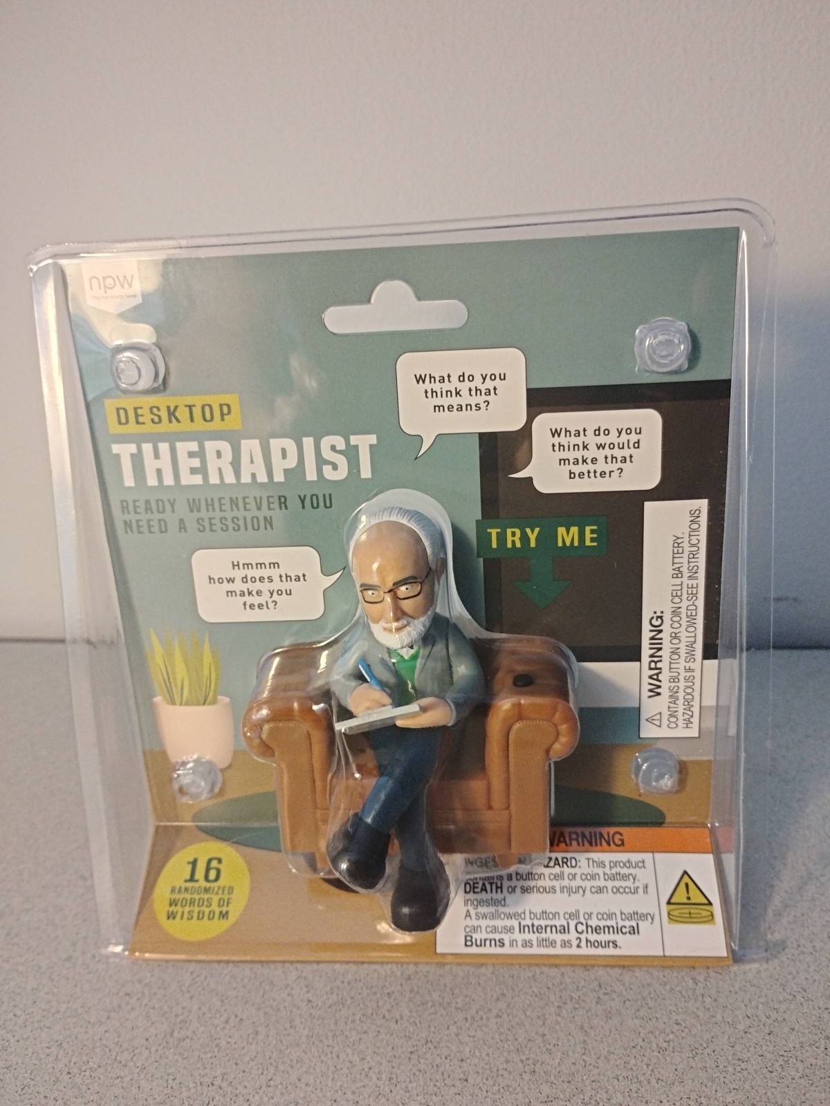 Desktop Therapist Electronic 16 Randomized Words of Wisdom - Brand New