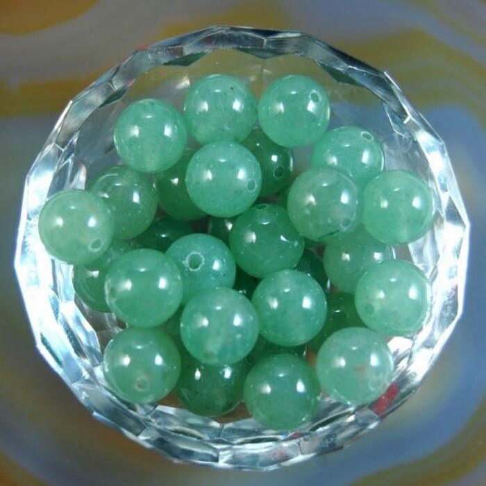 Wholesale 500pcs Lot Natural Green Aventurine Stone Round Spacer Loose Beads 8mm