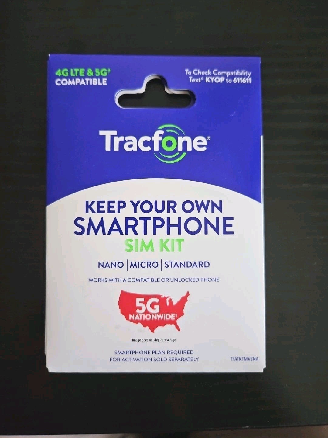 Tracfone Prepaid Sim Card 3 in 1 CDMA LTE 5G VERIZON TRACK PHONE