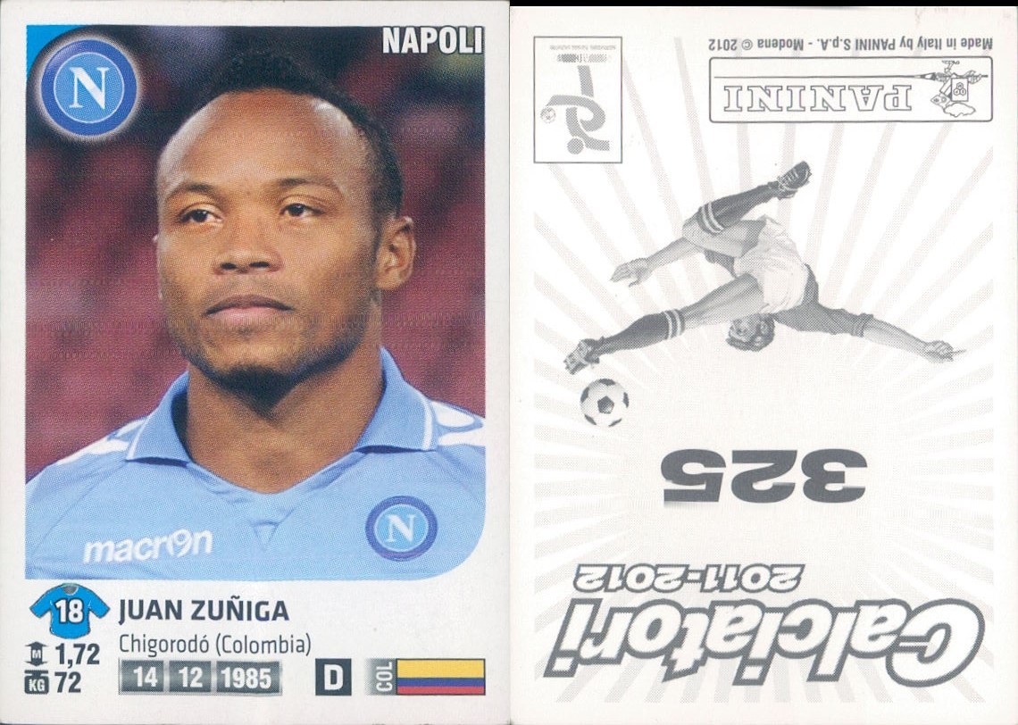 FIGURINE FOOTBALLERS PANINI 2011/12-FIGURE-N.325-NEW, PERFECT